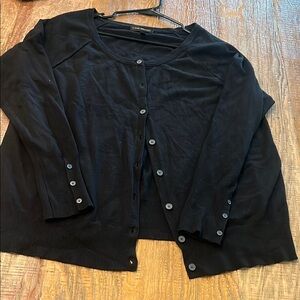 Lane Bryant Elegant Black Cardigan